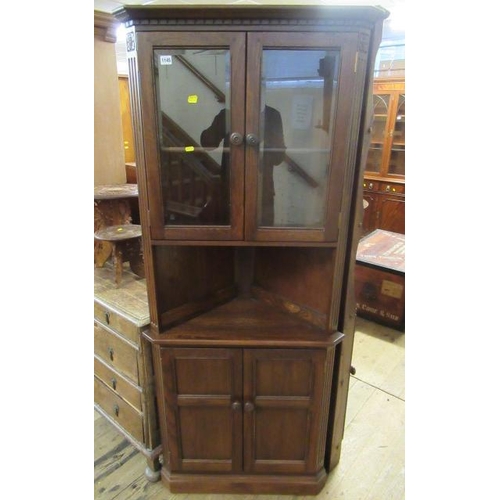 1145 - ERCOL GLAZED CORNER UNIT