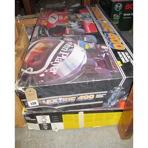 138 - TWO SCALEXTRIC SETS