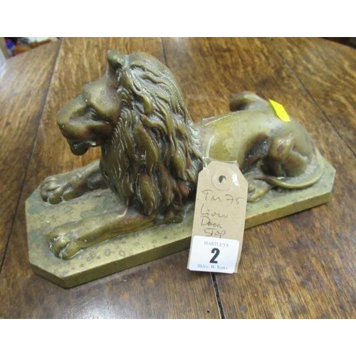 2 - LION DOOR STOP