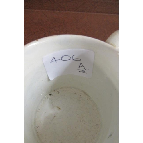 406 - NAMED AND DATED STAFFORDSHIRE MUG