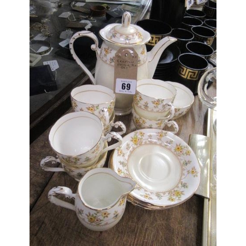 69 - GRAFTON CHINA TEASET