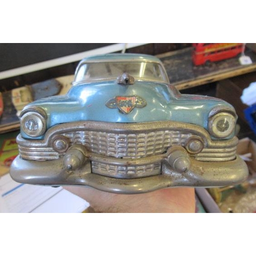 230 - GAMA Cadillac finished in metallic blue with printed interior, some minor scratches to boat lid, bri... 