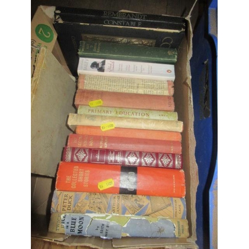 144 - BOX OF BOOKS INCLUDING RUDYARD KIPLING