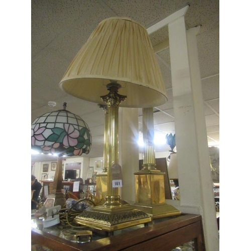 161 - BRASS TABLE LAMP