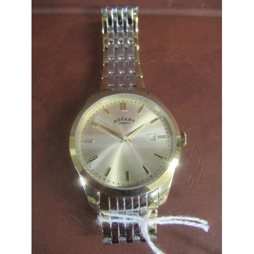 232 - CASED GENTS ROTARY WRISTWATCH