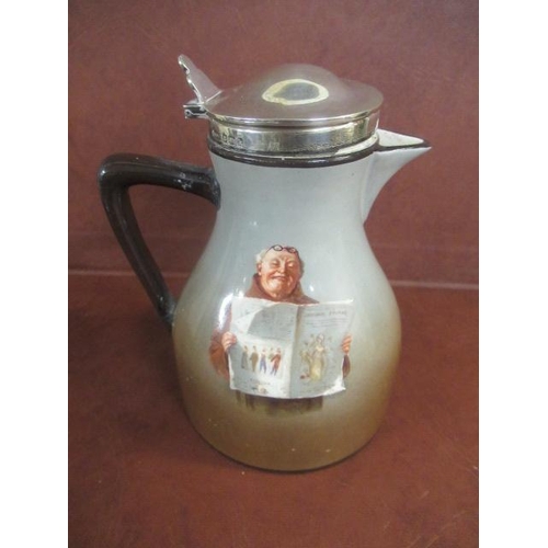 241 - SILVER LIDDED JUG