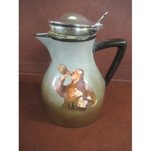 241 - SILVER LIDDED JUG