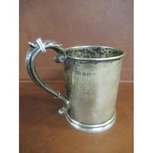 247 - SILVER CHRISTENING MUG