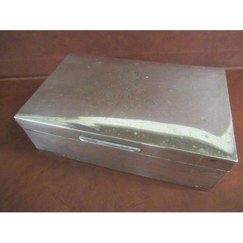 251 - SILVER CIGARETTE BOX