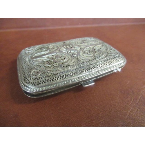 257 - FILLIGREE CIGARETTE CASE