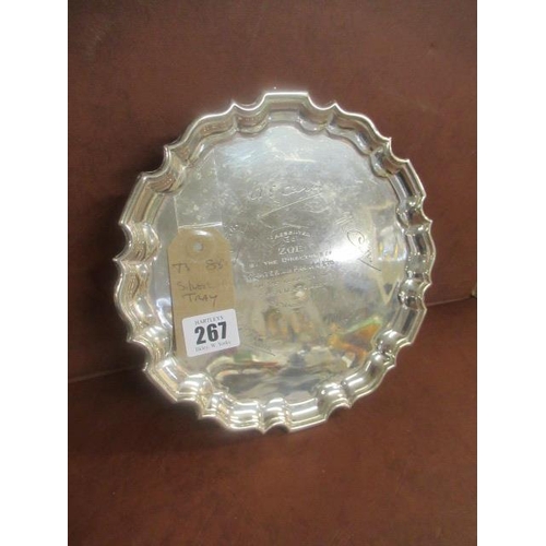 267 - SILVER SALVER