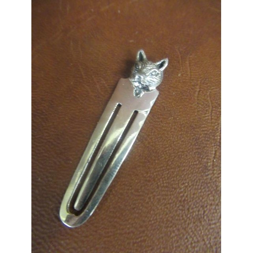 273 - SILVER FOX BOOKMARK