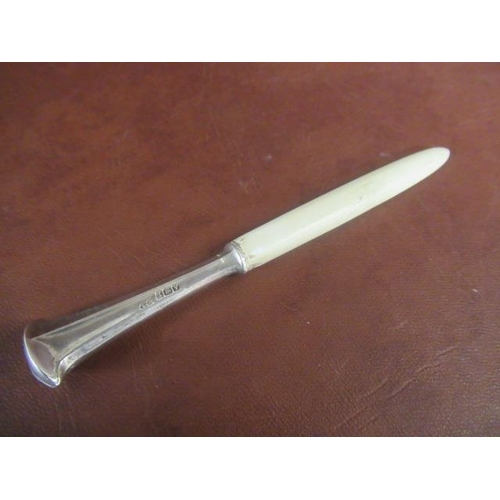 281 - SILVER HANDLED LETTER OPENER