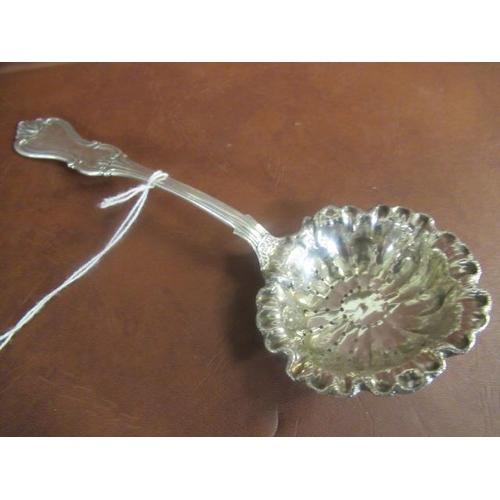 283 - RUSSIAN SILVER SIFTER SPOON