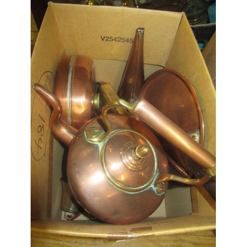 357 - QUANTITY OF COPPER AND BRASS