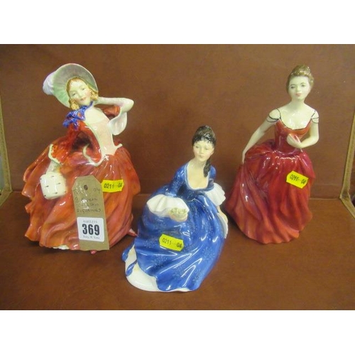 369 - THREE ROYAL DOULTON FIGURES