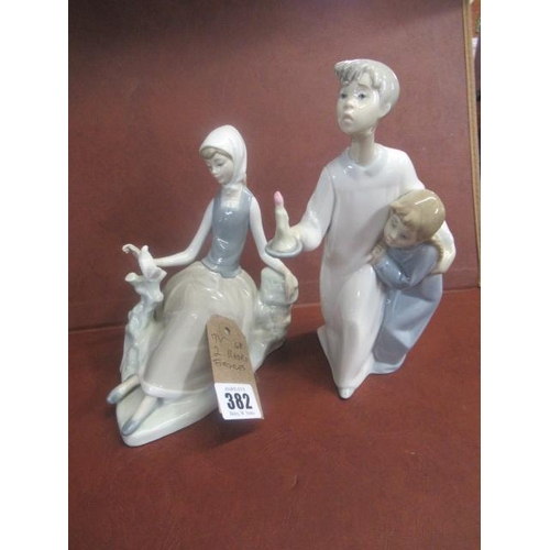 382 - TWO LLADRO FIGURES