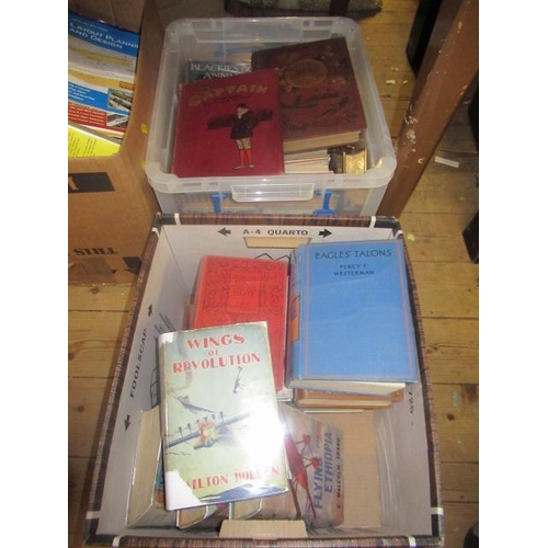 451 - TWO BOXES OF HARDBACK BOOKS