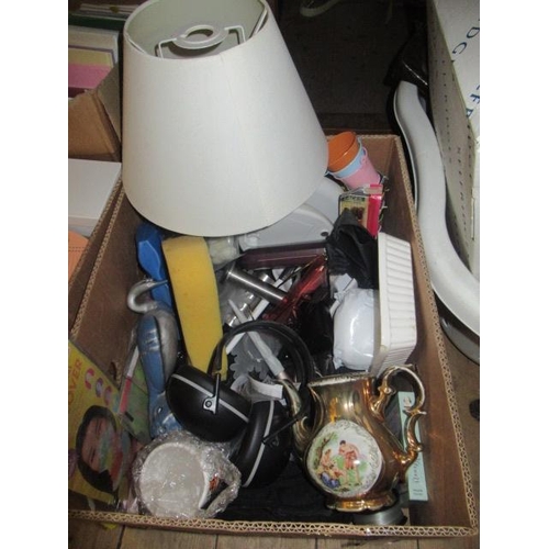 489 - BOX OF MISCELLANEOUS INCLUDING CERAMICS