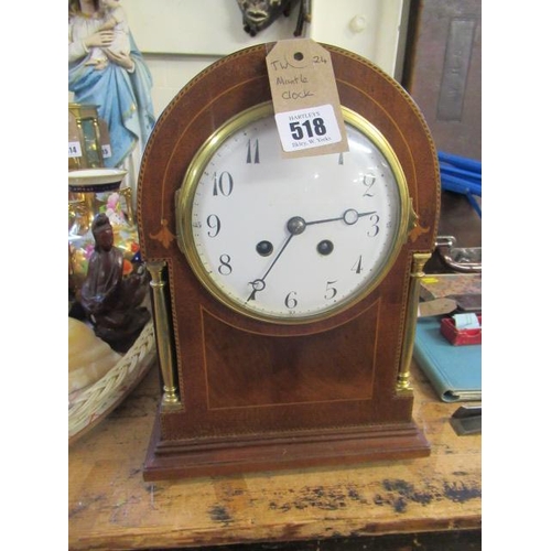 518 - MANTLE CLOCK