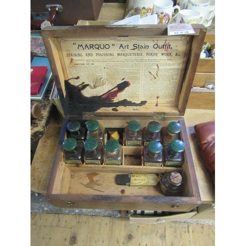 524 - MARQUETRY AND POKERWORK STAINING KIT