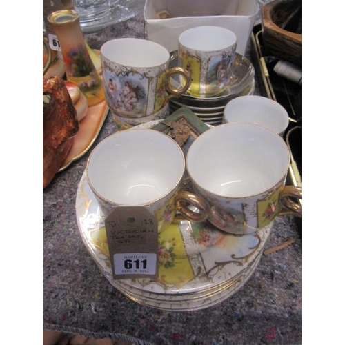 611 - VICTORIAN TEASET ETC