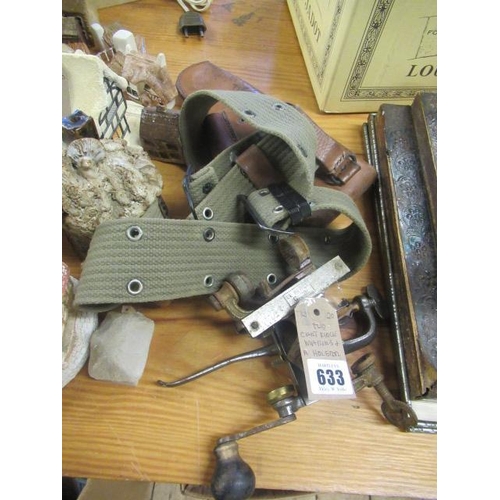 633 - TWO CARTRIDGE MAKERS AND A HOLSTER