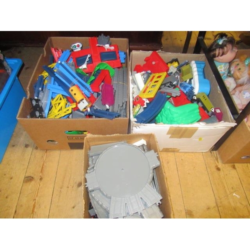 654 - THREE BOXES OF THOMAS THE TANK ENGINE ETC