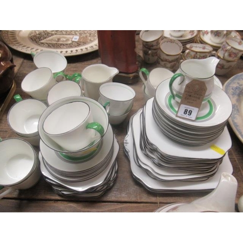 89 - ART DECO OSBORNE DINNER WARE