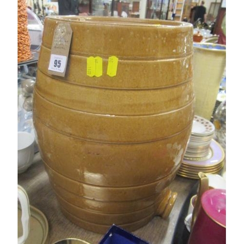 95 - LARGE STONEWARE BARREL