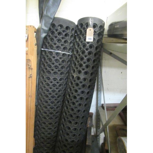 706 - TWO RUBBER OUTDOOR MATS