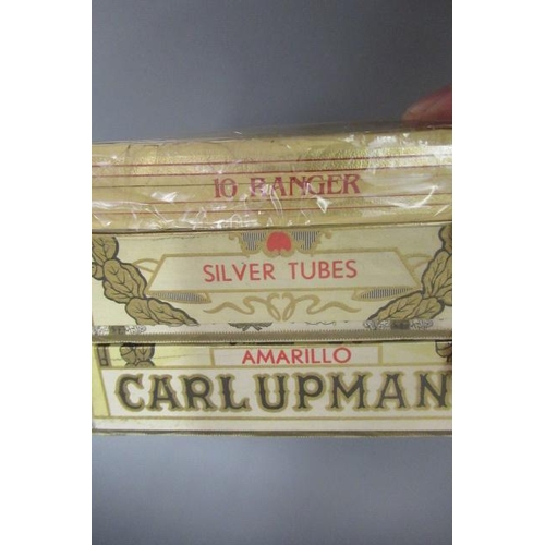 109 - Two boxes of 10 Carl Upmann, Amarillo, together with a box of 10 Alvaro ranger cigars