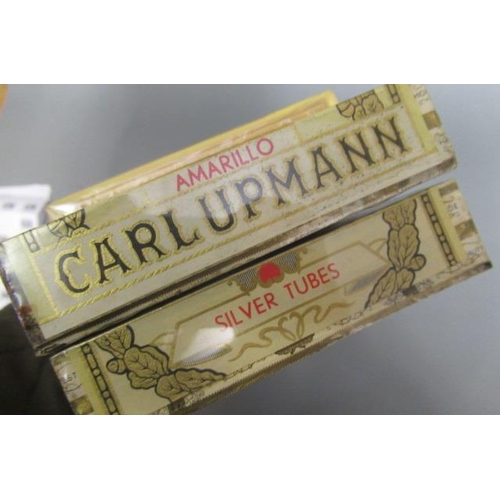 109 - Two boxes of 10 Carl Upmann, Amarillo, together with a box of 10 Alvaro ranger cigars