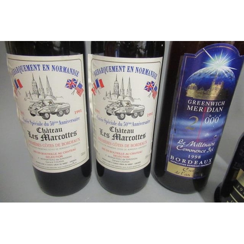 18 - 1 boxed bottle 1989 Australian Formula 1 Grand Prix Port, together with 2 1991 Chateau Les Marcotes ... 