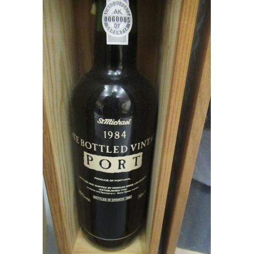 19 - 4 bottles comprising 1 boxed 1984 St. Michael LBV port, 1 boxed set Dow's Master Blend port, 1 litre... 