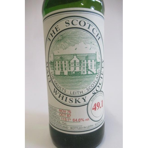 211 - One bottle Scotch Malt Whisky Society (St. Magdalene), cast no. 49.1, distilled Nov 75, bottled Oct ... 