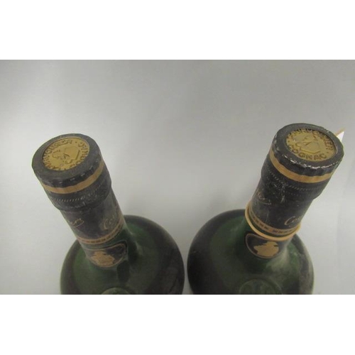 25 - 2 bottles Courvoisier VSOP fine champagne cognac