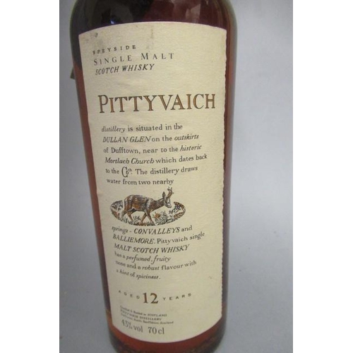 266 - One bottle Pittyvaich 12yr old Speyside single malt scotch whisky