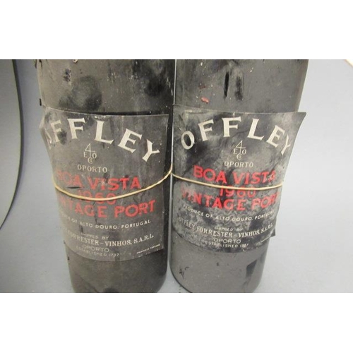 303 - Two bottles 1960 Offley Boa Vista vintage port