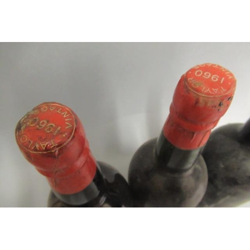 333 - Three bottles 1960 Taylors vintage port