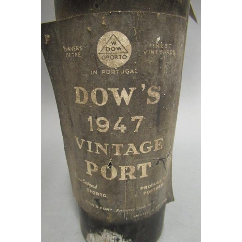 341 - One bottle 1947 Dows vintage port