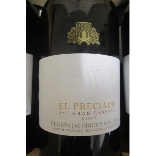 356 - 6 bottles of El Preciado, 2002, 1er grand reserva, OWC