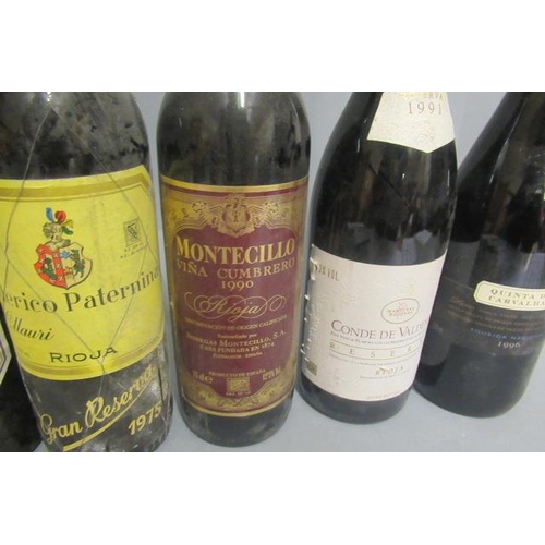 361 - 7 bottles of Spanish & Portugese wine, comprising 1 1969 Amarone classico, Negar, 1 1975 Federico Pa... 