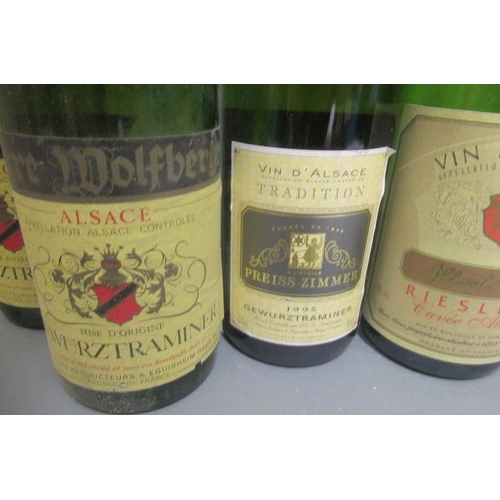 364 - 5 bottles Alsace region wine & another, comprising 2 1982 Pierre Wolfberger Gewurztraminer, 1 1995 P... 