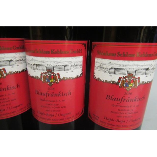 374 - 21 bottles Blaufrankisch, ungarischer wein, comprising 12 2018, 9 2016 and 1 2017, OC in part