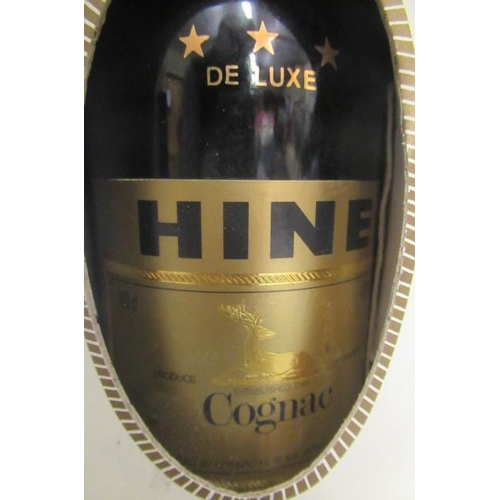 38 - 1 litre Hine De Luxe cognac, boxed