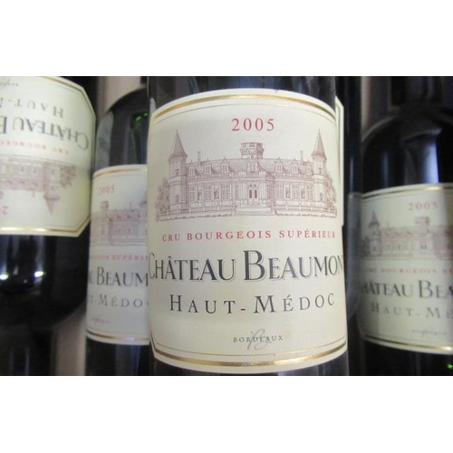 412 - 8 bottles 2005 Chateau Beaumont, cru bourgeois superieur, haut-medoc, OC