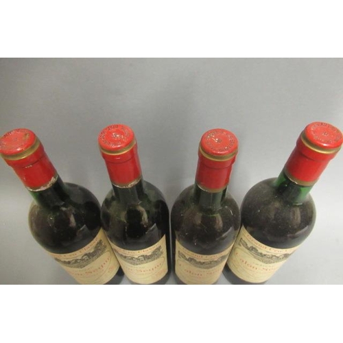 421 - 4 bottles Chateau Calon-Segur, 1983, grand cru classe, Saint Estephe