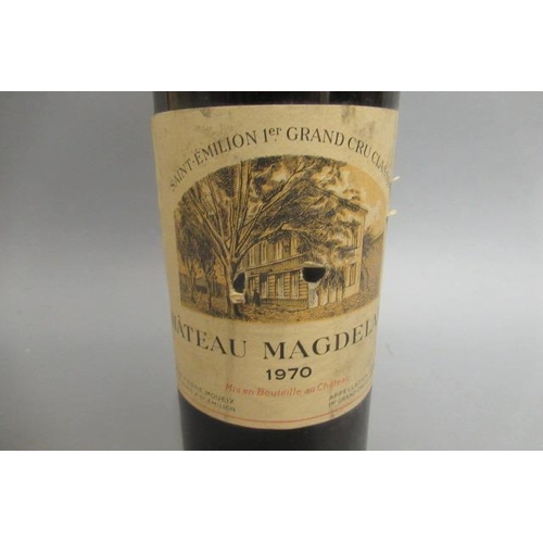 423 - 1 bottle Chateau Magdelaine, 1970, 1er grand cru classe, Saint Emilion