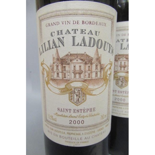 426 - 9 bottles Chateau Lilian Ladouys, 2000, Saint-Estephe, grand vin de Bordeaux